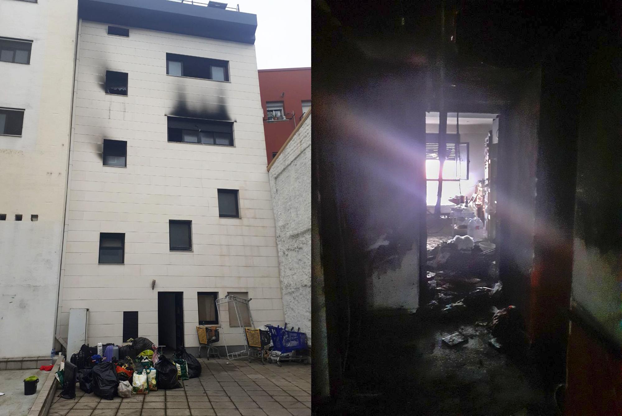 Incendio atentado